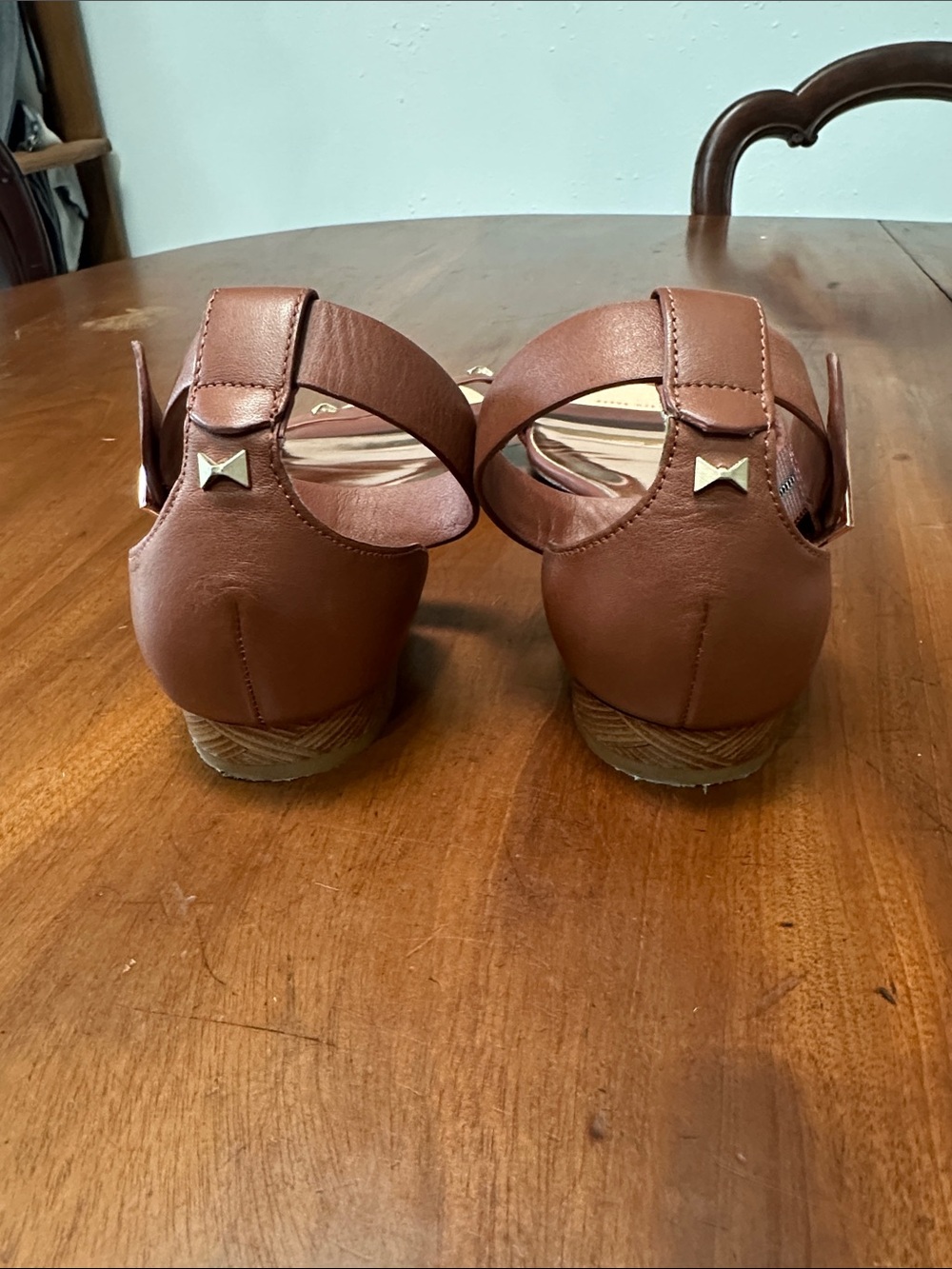 Ted Baker Rose Brown Studded Ankle-Strap Sandals - Picture 5 of 10